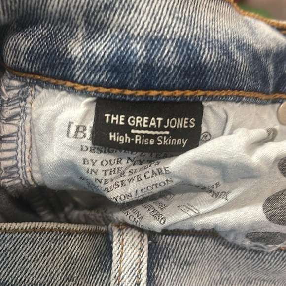 Blank NYC The Great Jones two tone skinny jeans high rise - Picture 7 of 7